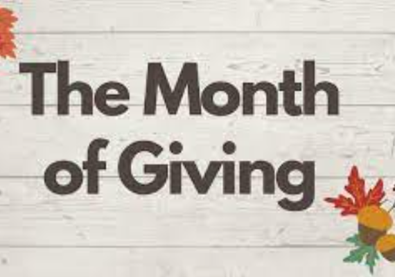 November is RFH's Month of Giving